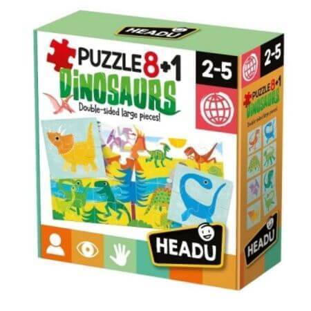 Puzzle Dinosaurios 8+1, Headu