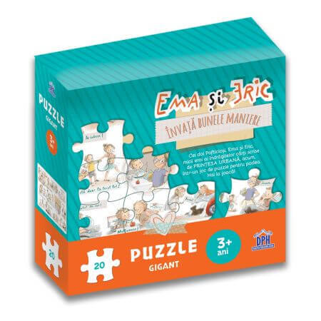 Puzzle Ema et Eric apprennent les bonnes manières, 3 ans et plus, DPH