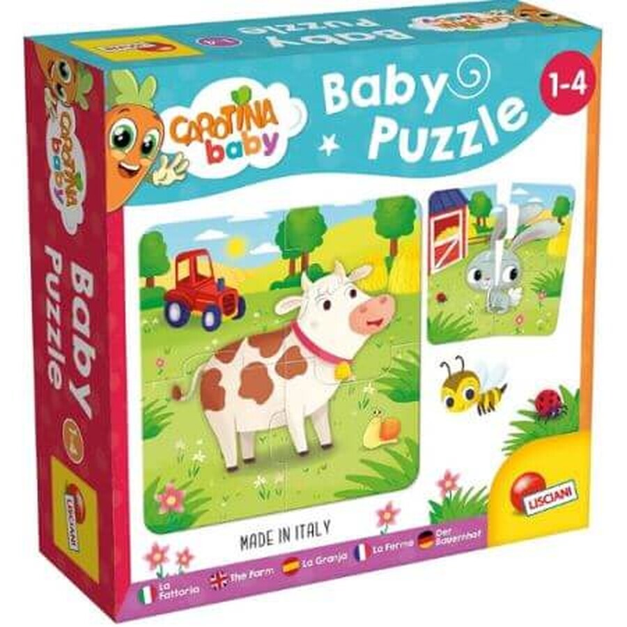 Puzzle La ferma, 24 Teile, Lisciani