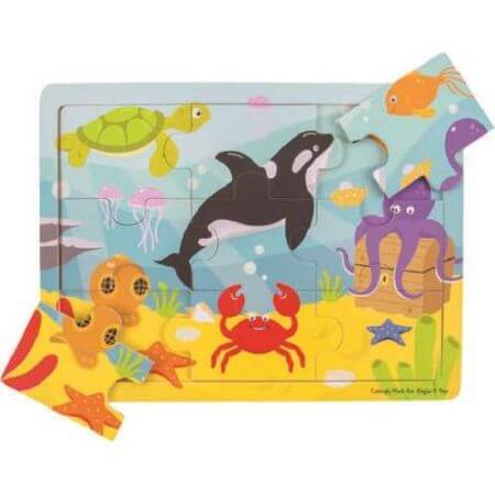 Aquatic World Puzzle, BigJigs