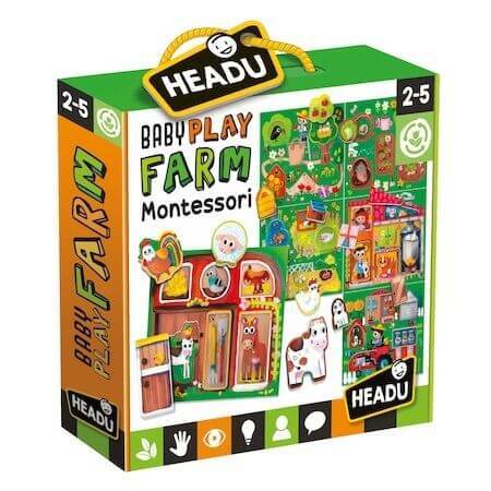 Puzzle Montessori La Granja, +2 años, Headu