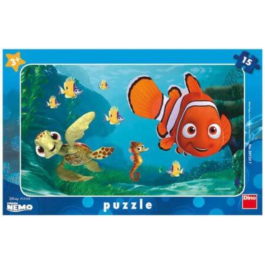 Nemo puzzel, 3-5 jaar, 15 stukjes, Dino Toys