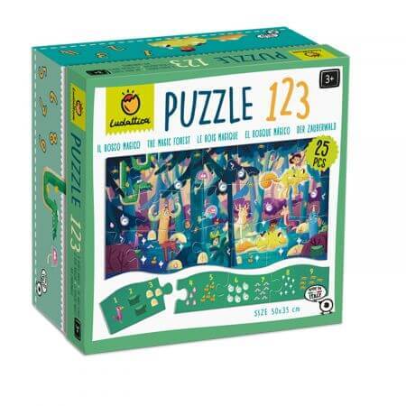 Puzzle Padurea, + 3 ans, Ludattica