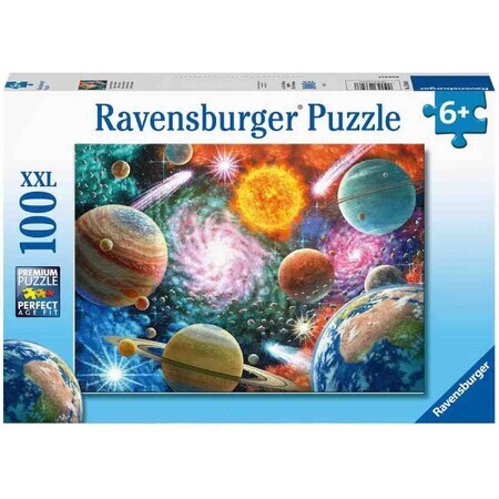 Puzzle système solaire planètes, 6 ans et +, 100 pièces, Ravensburger