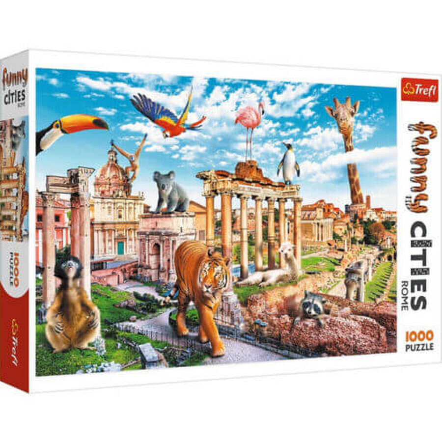 Puzzle Rome sauvage, 1000 pièces, Trefl