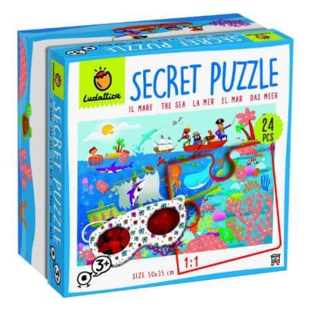 Puzzle segreto Marea, +3 anni, Ludattica