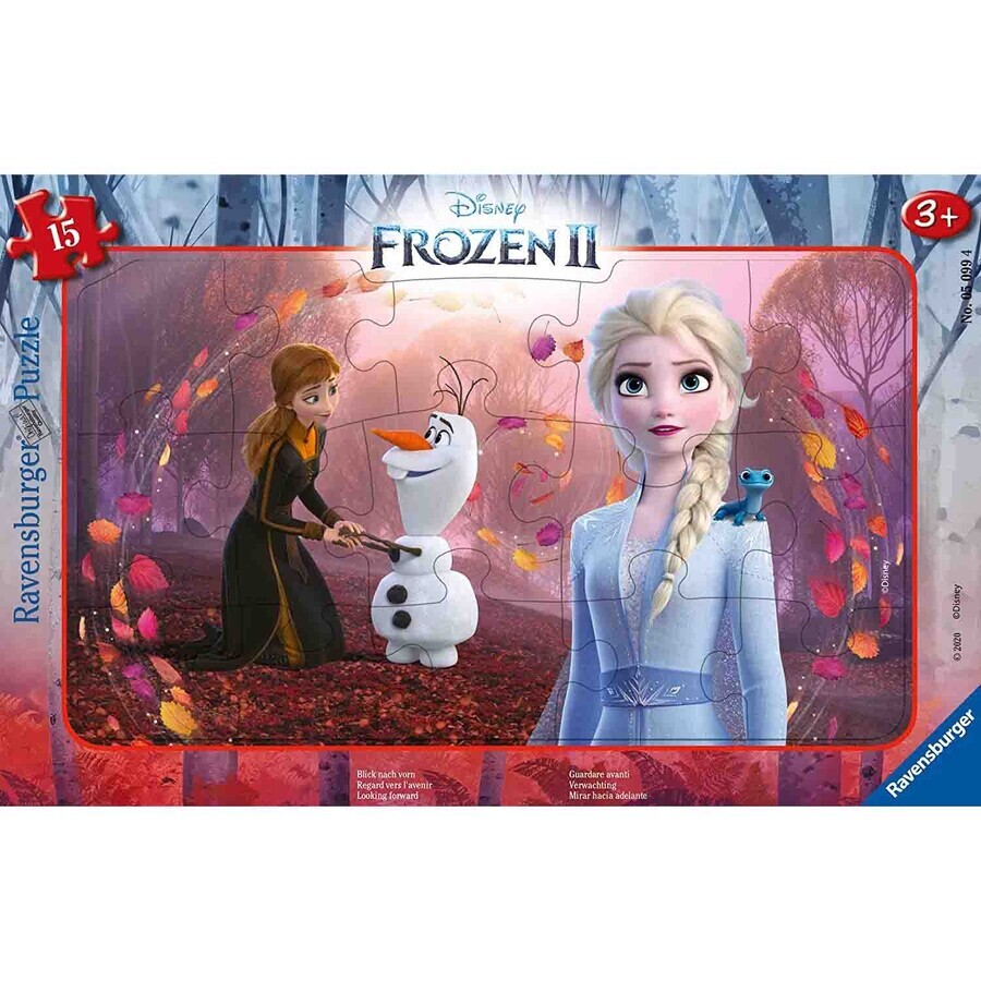 Frozen Rahmenpuzzle Frozen, +3 Jahre, 15 Teile, Ravensburger