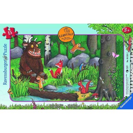 Raampuzzel Gruffalo, +3 jaar, 15 stukjes, Ravensburger