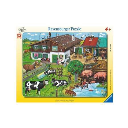 Puzzle, Familia de animales, +4 años, Ravensburger