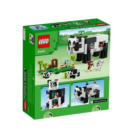 Refuge pour ours panda, +8 ans, 21245, Lego Minecraft