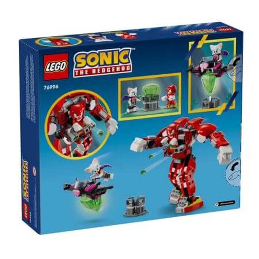 Robot guardián de Knuckles, 8 años +, 76996, Lego Sonic