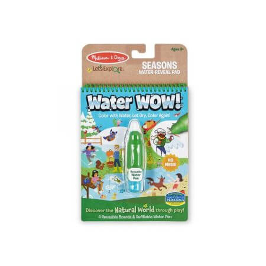 Kleurboek Magisch Water - Seizoenen, +3 jaar, Melissa&amp;Doug