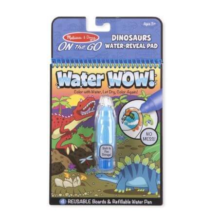 Livre de coloriage Magic Water Dinosaurs, +3 ans, Melissa and Doug