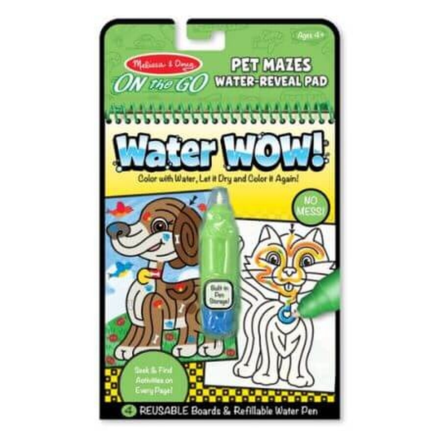 Libro Labirint Magic Water Colouring, Melissa&Doug