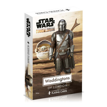 Cartes à jouer Star Wars Waddingtons Baby Yoda, +8 ans, Winning Moves