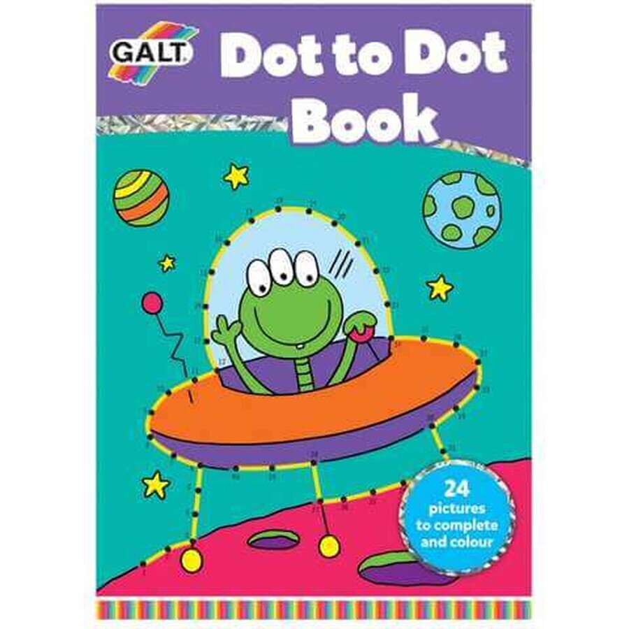 Cuaderno para colorear Punto a punto, +3 años, Galt