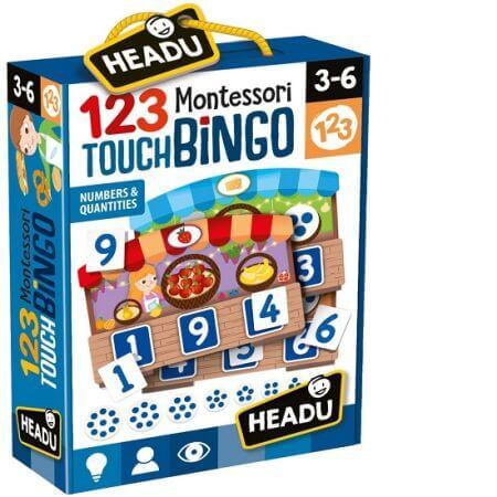 Jeu de bingo Montessori, +3 ans, Headu