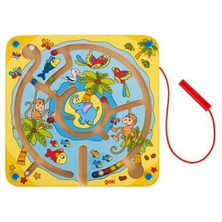 Gioco del labirinto dell'Isola Magnetica, +2 anni, Goki