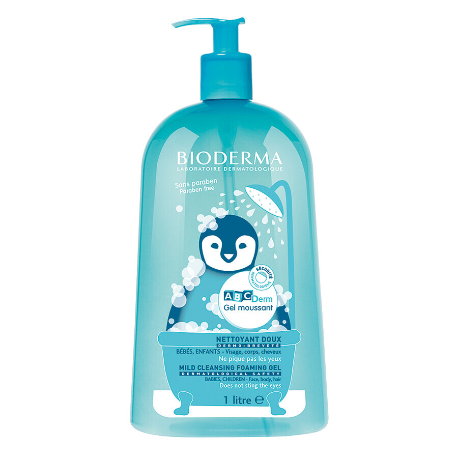 Bioderma ABCDerm Gel spumant, 1000 ml