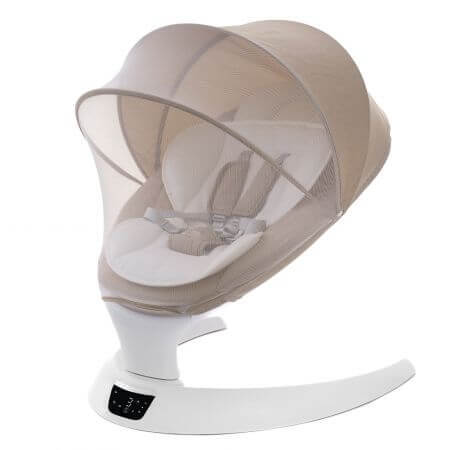 Capazo eléctrico I-Size, Bubble Beige, Appekids