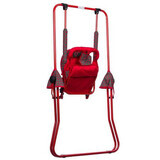 Minicuna con cuna ajustable, Rojo/Gris, Top Kids