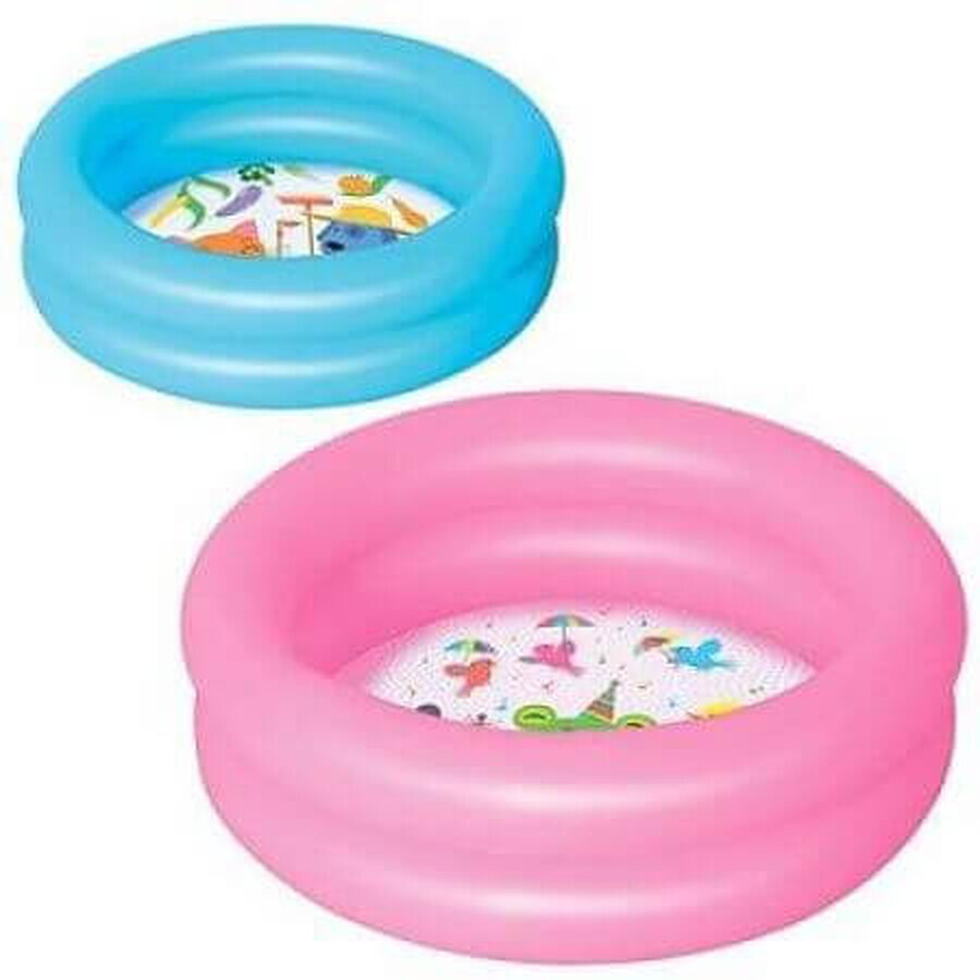 Piscina gonfiabile con 2 anelli, 61x15 cm, B51061, BestWay