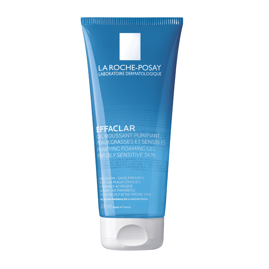 Gel schiumogeno purificante Effaclar, 200 ml, La Roche-Posay