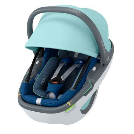 Silla de auto I-Size Coral 360, Esential Blue, Maxi Cosi