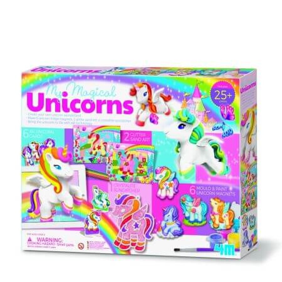 Ser Creativ Unicornios Mágicos, 8 años +, 4M