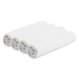 Set of 4 nappies, 75x75 cm, White, Tuxi Brands