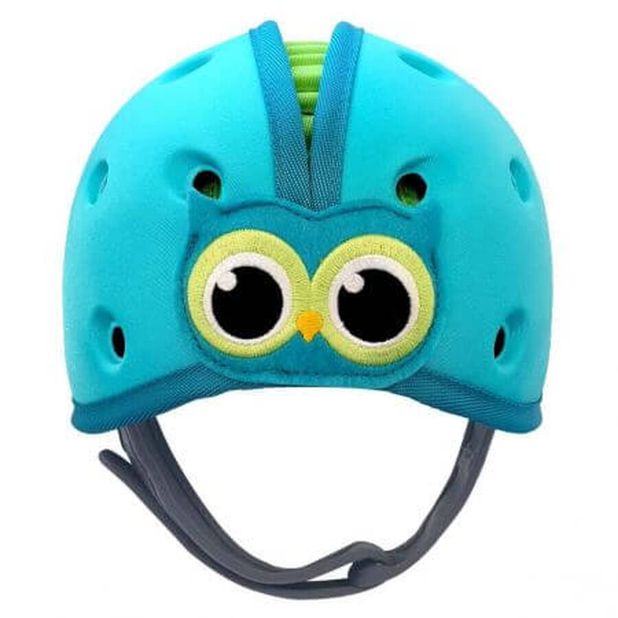 Babyhelm van flexibel schuimrubber, 7 - 24 maanden, Blauw, Safehead