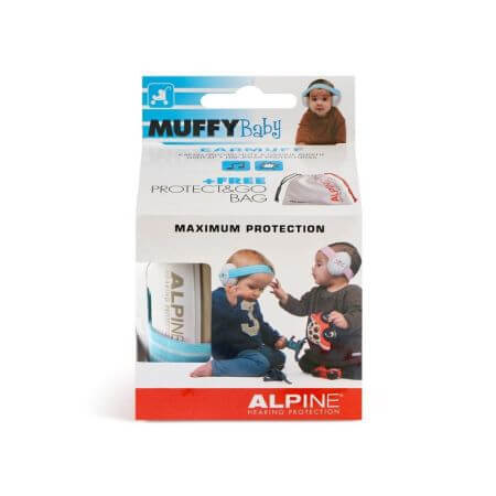 Cuffie per bambini, 3-36 mesi, blu, Alpine