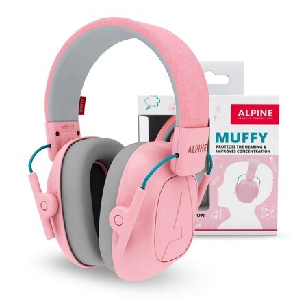 Auriculares plegables para niños, 5-16 años, Rosa, Alpine