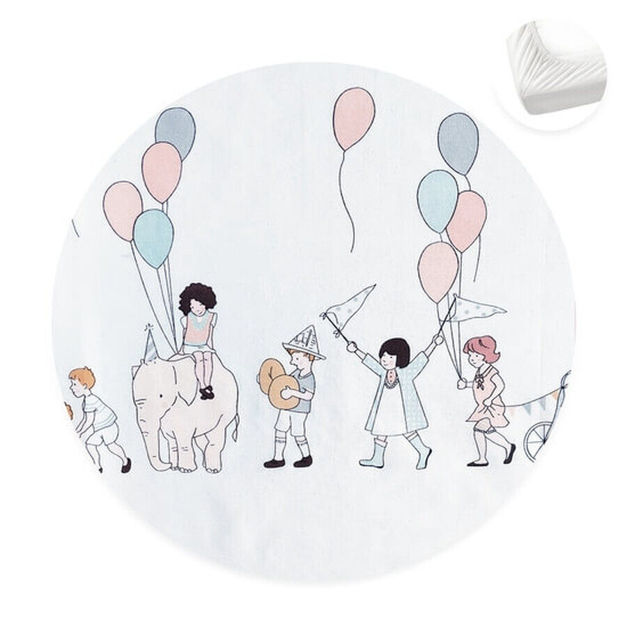 Drap avec élastique, 140x70x15 cm, Flying Balloon, Tuxi Brands