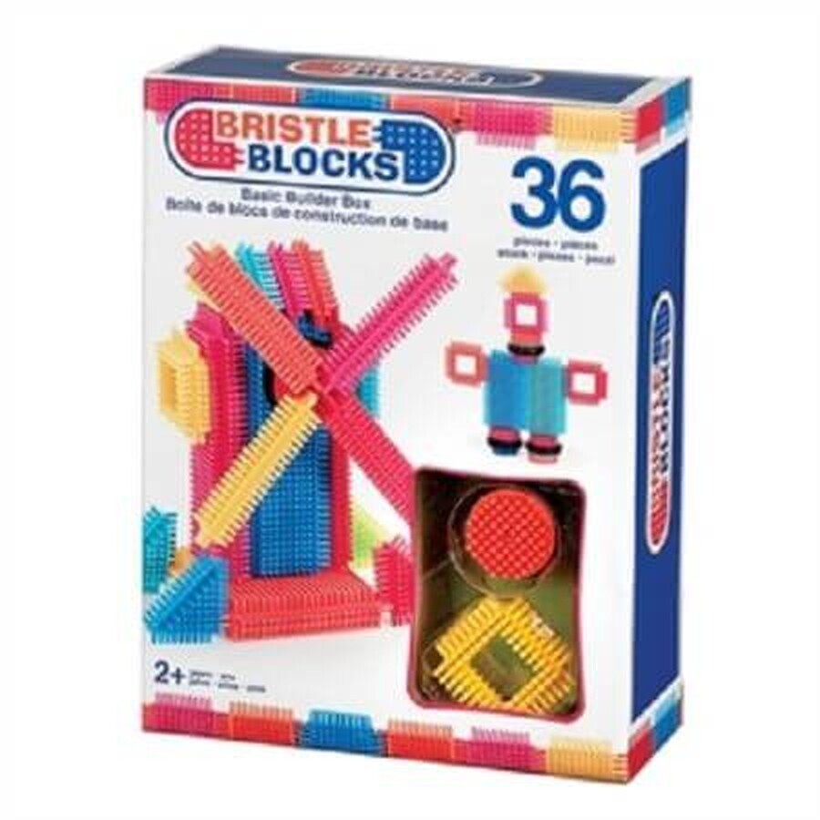 Bloques de construcción, 36 piezas, Bristle Blocks