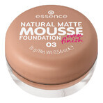 Fond de ten mat Natural Matte Mousse Foundation, 03, 16 g, Essence