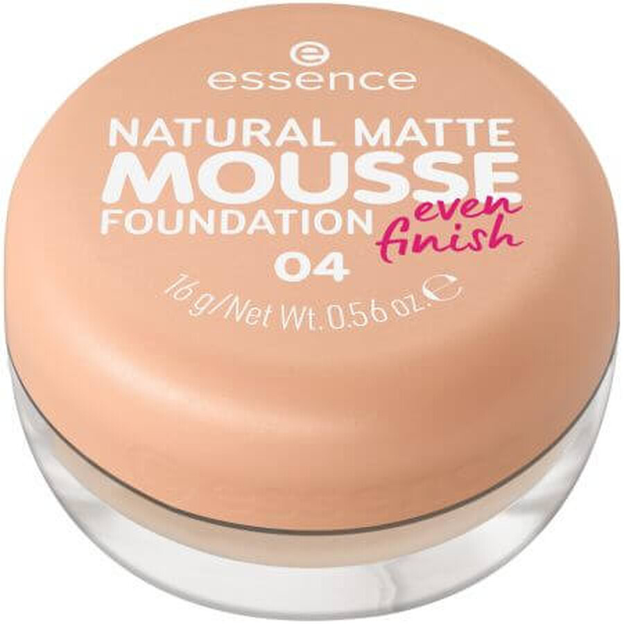 Base de maquillaje mousse mate natural, 04, 16 g, Essence