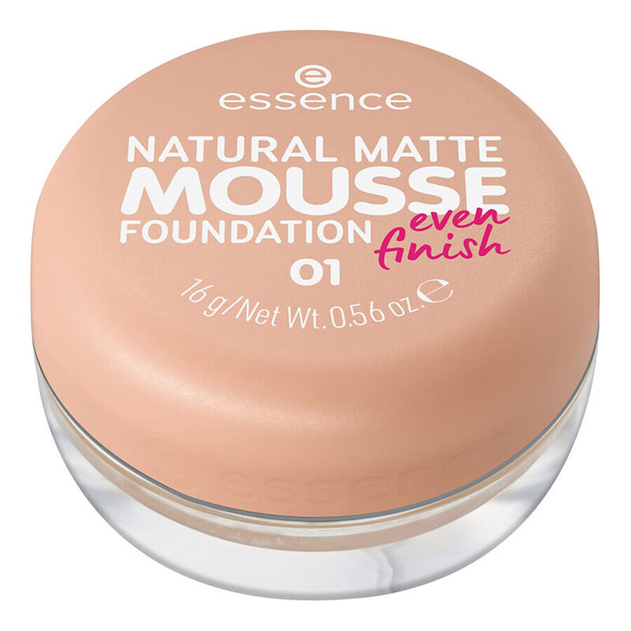 Natuurlijke matte mousse foundation, 16 g, Essence