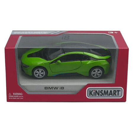 Coche de metal BMW I8, escala 1 a 36, 13 cm, Kinsmart