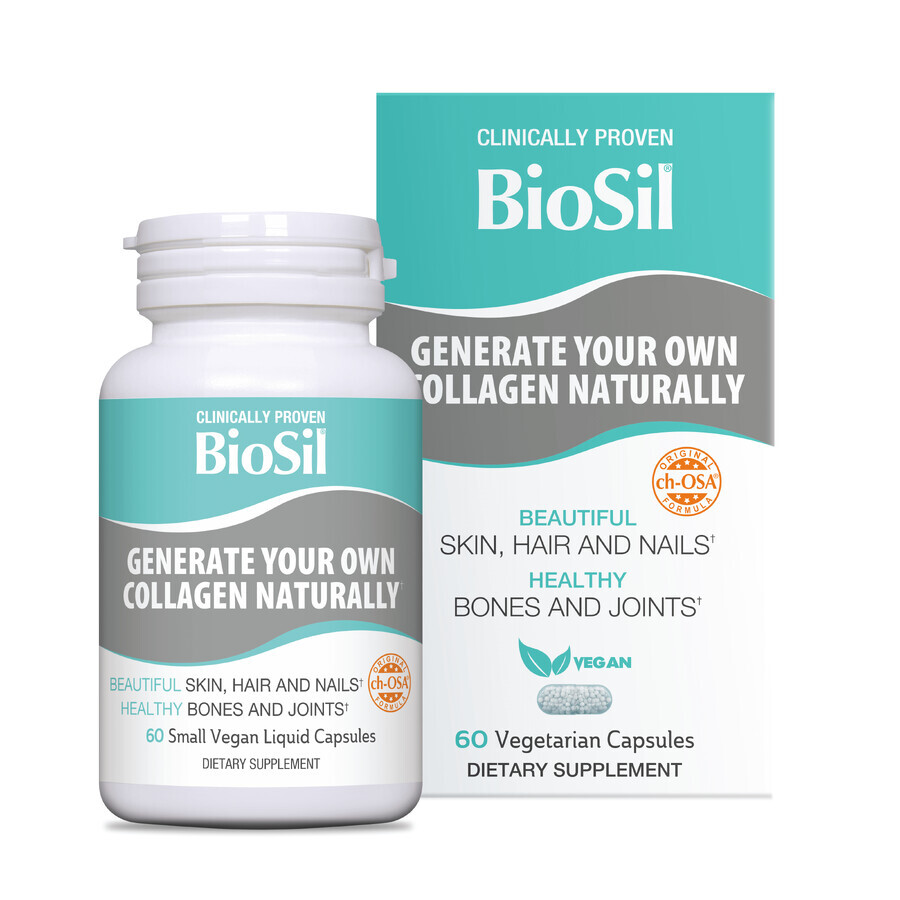 Generatore avanzato di collagene, 60 capsule, Biosil recensioni