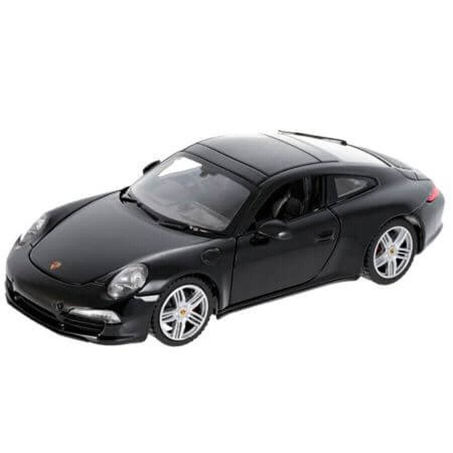 Porsche 911 de metal, escala 1 a 24, Negro, Rastar