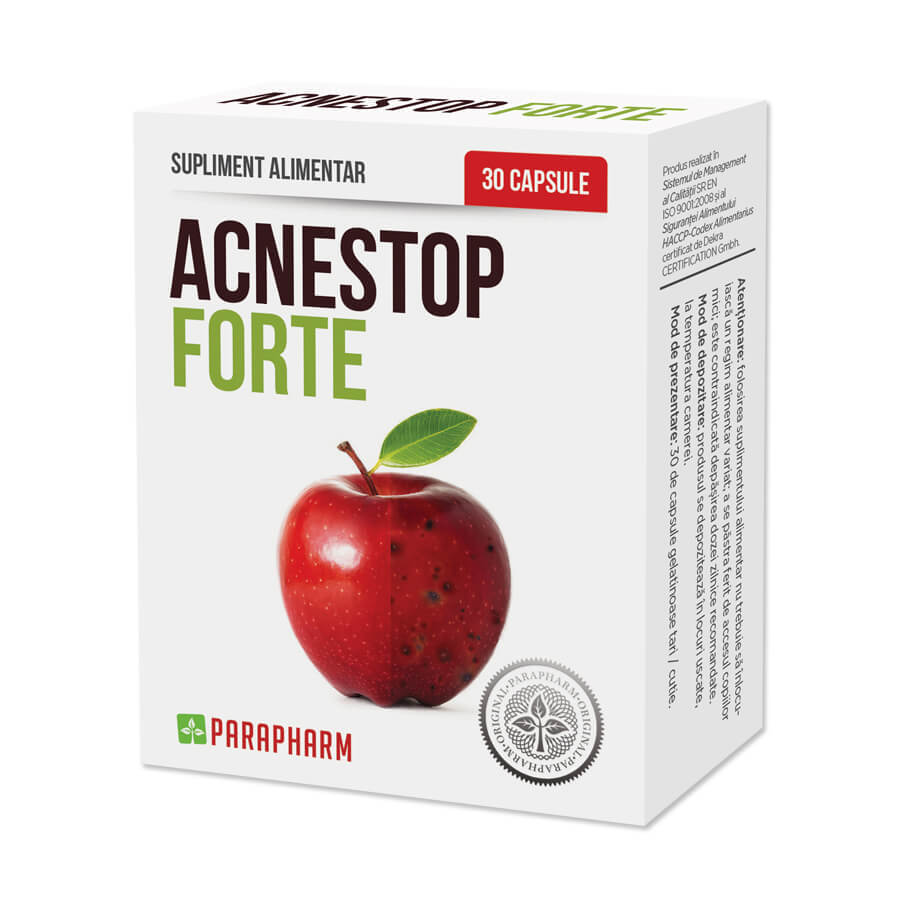 Acnestop forte, 30 cápsulas, Parapharm