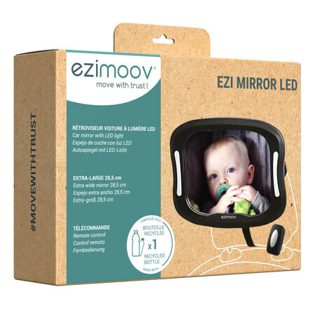 Espejo retrovisor con luz LED, Ezimoov