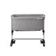 Cuna Mini Co-Sleeper, Gris, Bebe Royal