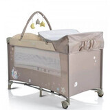 Cuna plegable, Beige, Moni Sleepy