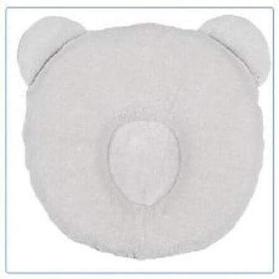 Cuscino in memory foam P'tit Panda, Grigio, Candide Expert