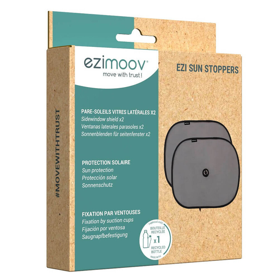 Juego de 2 parasoles para coche Stoppers, Ezimoov