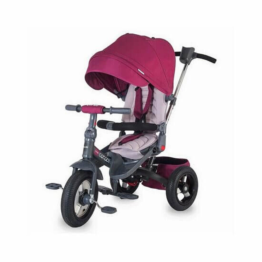 Triciclo multifuncional para bebé Corso, +9 meses, Morado, Coccolle