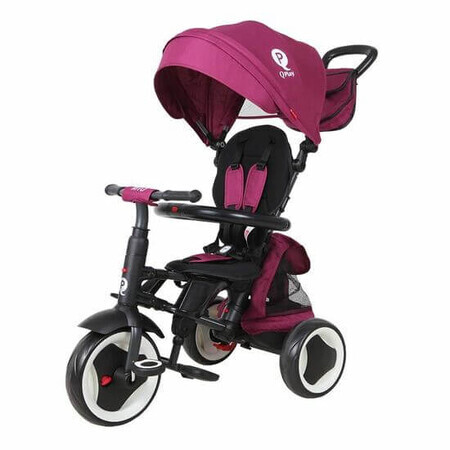 Triciclo infantil plegable Rito Plus, Morado, Qplay