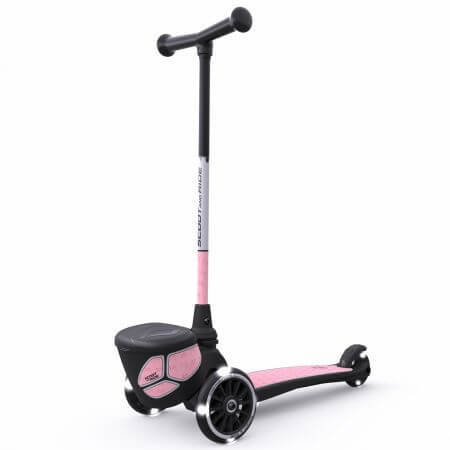 Patinete infantil plegable Highwaykik 2, 2 años, Lifestyle Rose, Scoot &amp; Ride